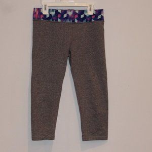 Ivivva Cropped Reversible Leggings- Girls Size 14